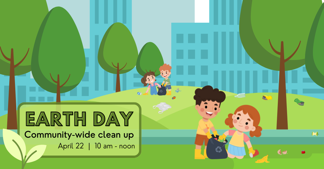 People cleaning up garbage