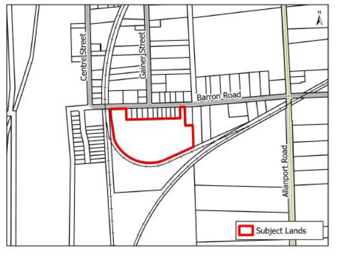 Aerial View of Barron Heights Map