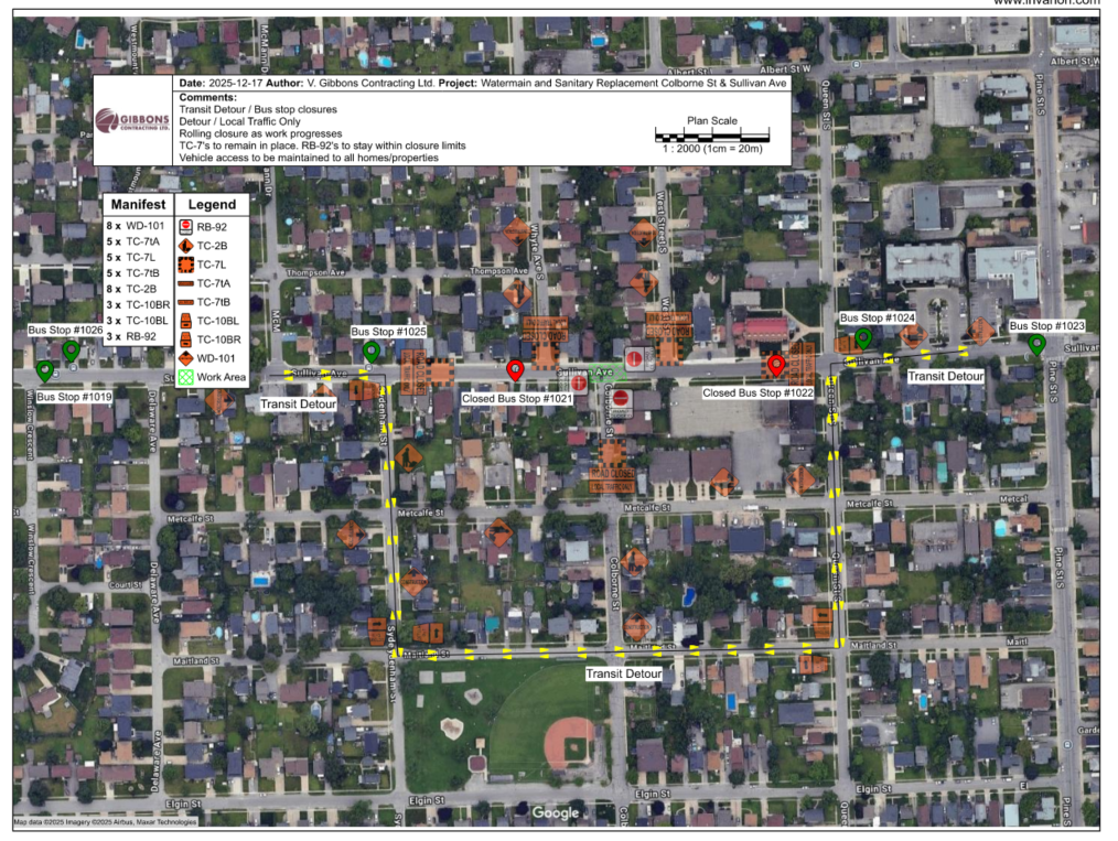 Niagara Transit Bus Route