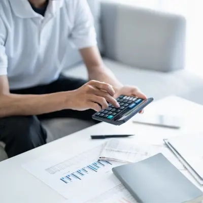 Person completing taxes